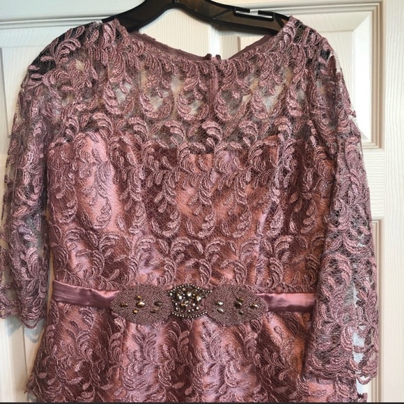 Teri Jon Rose color Gown - Picture 2 of 4